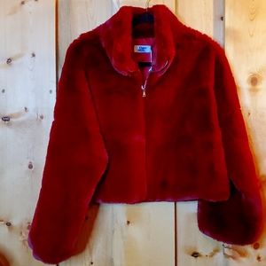 Tiger Mist XS Faux Fur Coat Retail $299